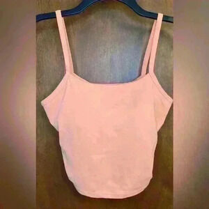 Women’s FLX cropped orange  athletic tank size medium